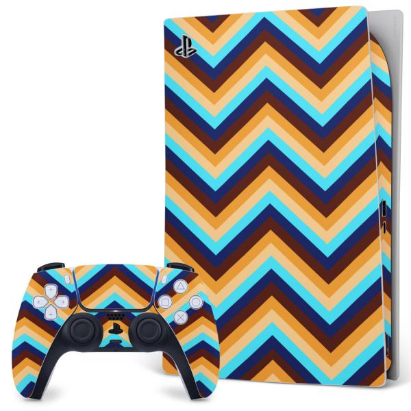 SONY PS5 �f�W�^���G�f�B�V���� �v���C�X�e�[�V���� ��p�������ȃX�L���V�[�� �\�邾���� �f�U�C���X�e�b�J�[  �͗l�@�J���t���@���F�@�u���E�� 007910