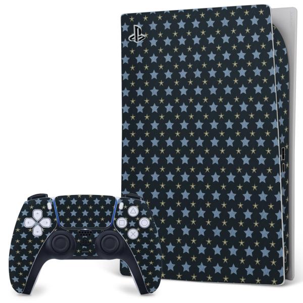 SONY PS5 �f�W�^���G�f�B�V���� �v���C�X�e�[�V���� ��p�������ȃX�L���V�[�� �\�邾���� �f�U�C���X�e�b�J�[  ���@�X�^�[�@���@�u���b�N�@�͗l 007915