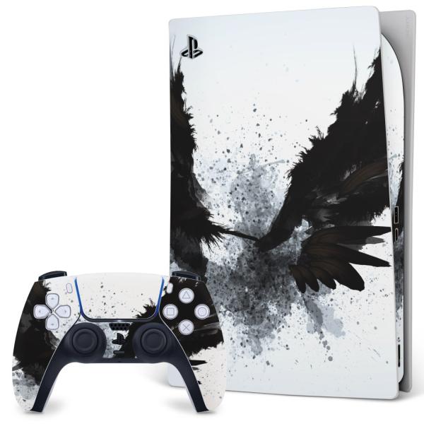 SONY PS5 �f�W�^���G�f�B�V���� �v���C�X�e�[�V���� ��p�������ȃX�L���V�[�� �\�邾���� �f�U�C���X�e�b�J�[  �C���N�@�y���L�@���@�u���b�N�@�H�� 007919