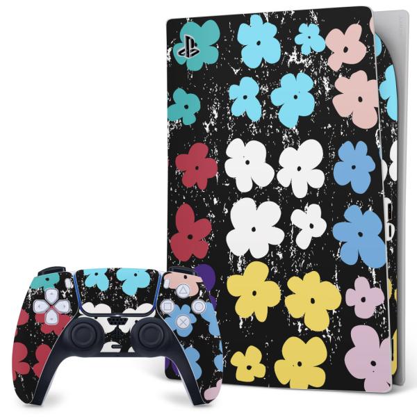 SONY PS5 �f�W�^���G�f�B�V���� �v���C�X�e�[�V���� ��p�������ȃX�L���V�[�� �\�邾���� �f�U�C���X�e�b�J�[  �ԁ@�t�����[�@�J���t���@�͗l 007924