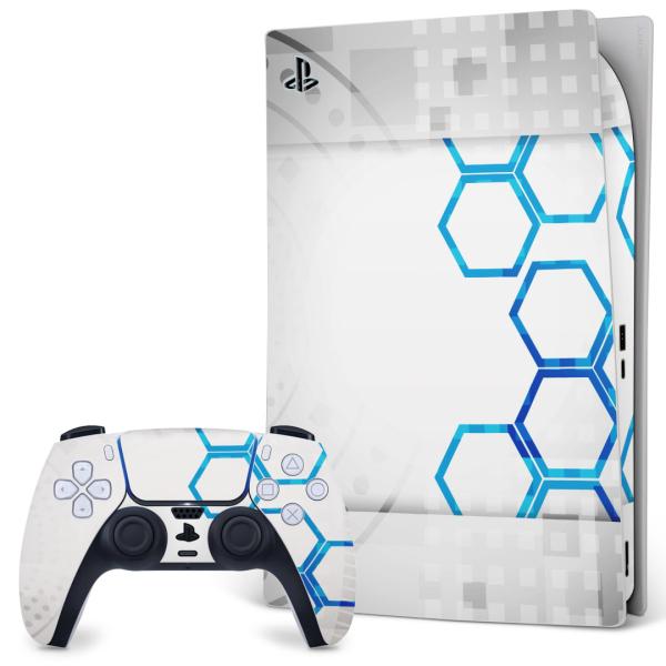 SONY PS5 �f�W�^���G�f�B�V���� �v���C�X�e�[�V���� ��p�������ȃX�L���V�[�� �\�邾���� �f�U�C���X�e�b�J�[  �f�U�C���@�D�F�@�O���[�@�@�u���[ 007978