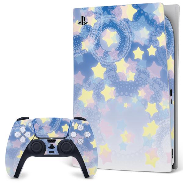 SONY PS5 �f�W�^���G�f�B�V���� �v���C�X�e�[�V���� ��p�������ȃX�L���V�[�� �\�邾���� �f�U�C���X�e�b�J�[  ���@�X�^�[�@���[�X�@�͗l�@�p�X�e�� 007992