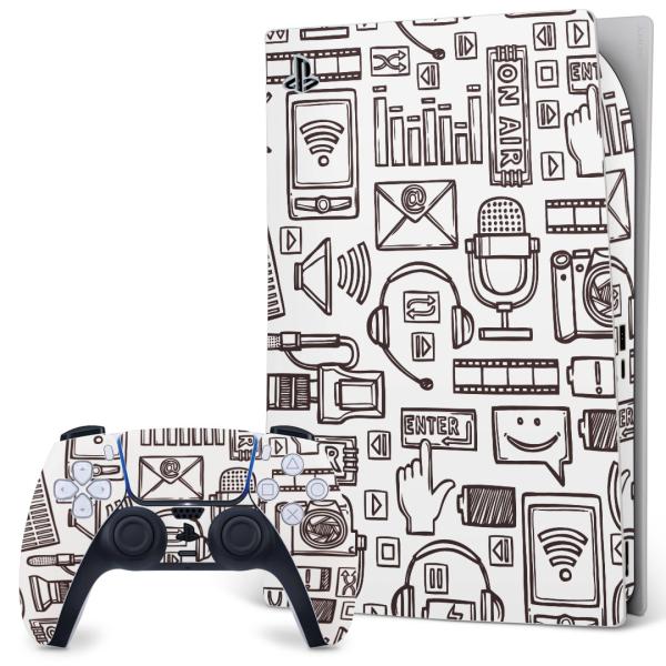 SONY PS5 �f�W�^���G�f�B�V���� �v���C�X�e�[�V���� ��p�������ȃX�L���V�[�� �\�邾���� �f�U�C���X�e�b�J�[  �����@�C���X�g�@���W�I 008788