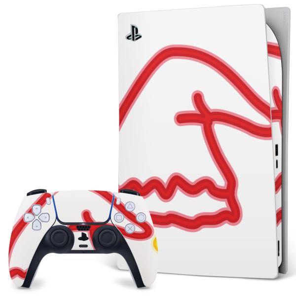 SONY PS5 �f�W�^���G�f�B�V���� �v���C�X�e�[�V���� ��p�������ȃX�L���V�[�� �\�邾���� �f�U�C���X�e�b�J�[  �N���X�}�X�@�T���^�@�� 010007