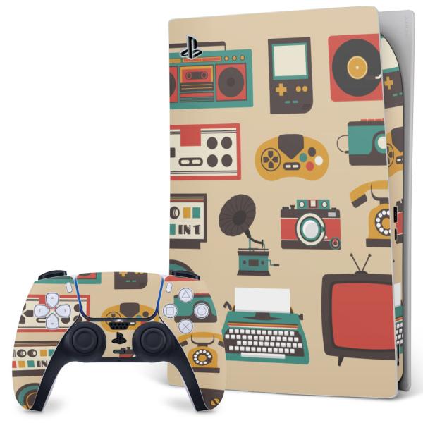 SONY PS5 �f�W�^���G�f�B�V���� �v���C�X�e�[�V���� ��p�������ȃX�L���V�[�� �\�邾���� �f�U�C���X�e�b�J�[  ���W�I�@�X�e���I�@�� 010186