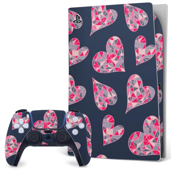 SONY PS5 �f�W�^���G�f�B�V���� �v���C�X�e�[�V���� ��p�������ȃX�L���V�[�� �\�邾���� �f�U�C���X�e�b�J�[  �n�[�g�@�O���[�@�s���N 010650