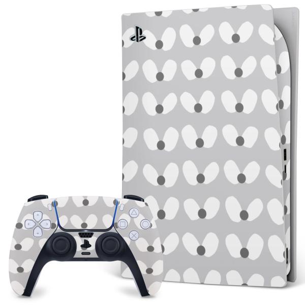 SONY PS5 �f�W�^���G�f�B�V���� �v���C�X�e�[�V���� ��p�������ȃX�L���V�[�� �\�邾���� �f�U�C���X�e�b�J�[  �͗l�@�O���[�@�V���v�� 011722