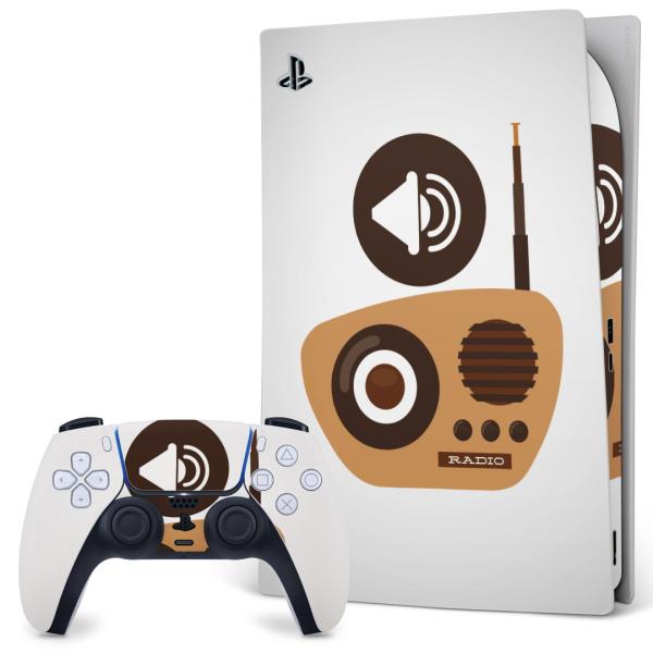 SONY PS5 �f�W�^���G�f�B�V���� �v���C�X�e�[�V���� ��p�������ȃX�L���V�[�� �\�邾���� �f�U�C���X�e�b�J�[  ���W�I�@�V���v���@�}�[�N 011938
