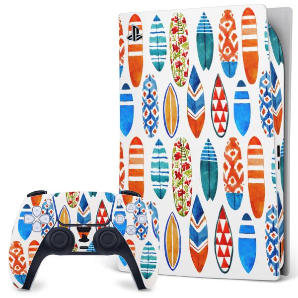 SONY PS5 �f�W�^���G�f�B�V���� �v���C�X�e�[�V���� ��p�������ȃX�L���V�[�� �\�邾���� �f�U�C���X�e�b�J�[  �T�[�t�B���@�C�@�{�[�h 014007