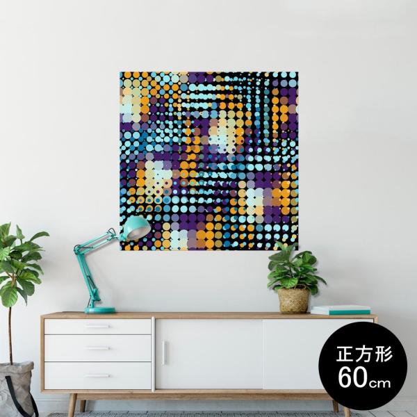 �|�X�^�[ �E�H�[���X�e�b�J�[ �V�[�����X�e�b�J�[ ���� 60×60cm Msize �� �������@�������� sticker poster �@�u���[�@���ʁ@�͗l 008507