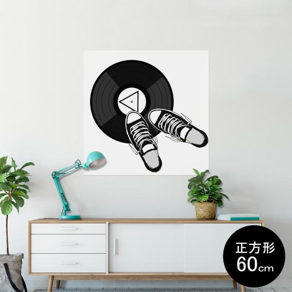 �|�X�^�[ �E�H�[���X�e�b�J�[ �V�[�����X�e�b�J�[ ���� 60×60cm Msize �� �������@�������� sticker poster �C�@CD�@���m�N�� 015671