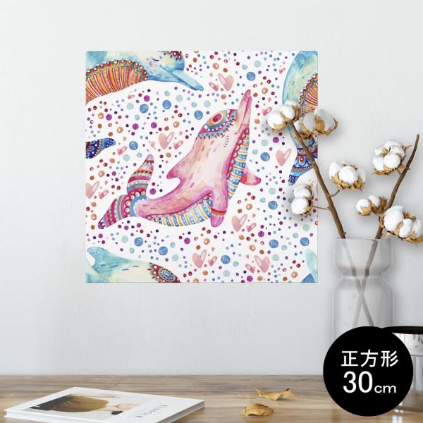 �|�X�^�[ �E�H�[���X�e�b�J�[ �V�[���� 30×30cm Ssize �� �C���e���A �������@�������� wall sticker poster �C���J�@�C�@�͗l 014057