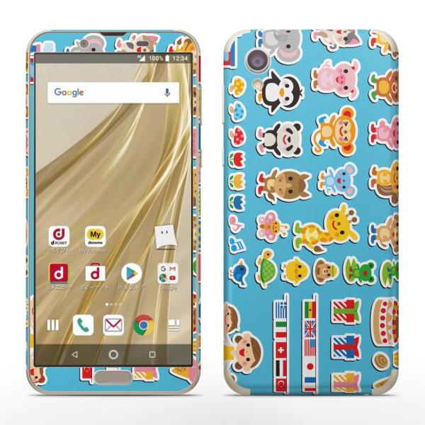igsticker SH-01L SHV43 ���� AQUOS sense2 �Ή� �A�N�I�X docomo �h�R�� �S�ʃX�L���V�[�� �t�� �X�e�b�J�[ �C���X�g�@��������@�q�� 008736