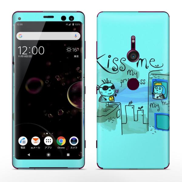 igsticker Xperia XZ3 SO-01L SOV39 801SO �e�Ή� docomo au softbank �G�N�X�y���A �S�ʃX�L���V�[�� �t�� �p��@�����@�L�����N�^�[ 002714