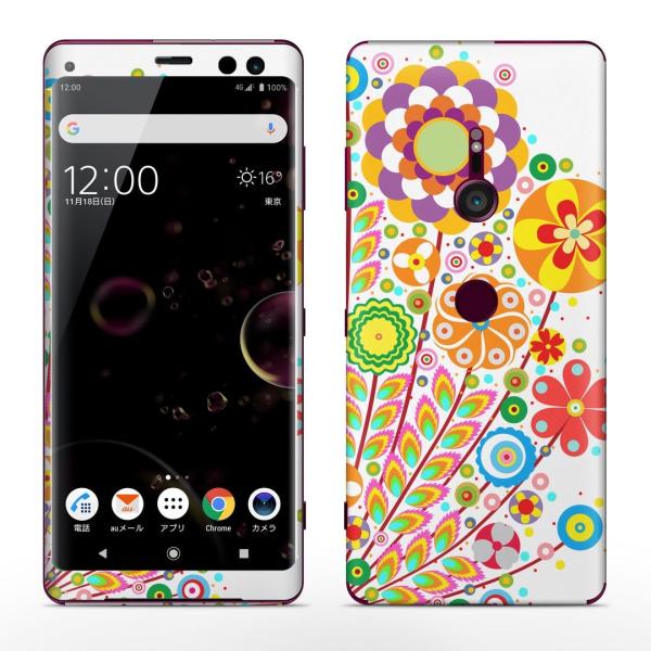 igsticker Xperia XZ3 SO-01L SOV39 801SO �e�Ή� docomo au softbank �G�N�X�y���A �S�ʃX�L���V�[�� �t�� �ԁ@�t�����[ 006494