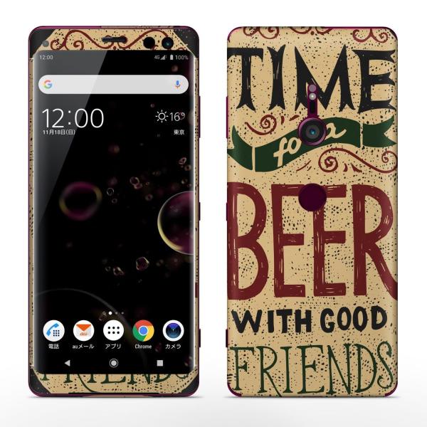 igsticker Xperia XZ3 SO-01L SOV39 801SO �e�Ή� docomo au softbank �G�N�X�y���A �S�ʃX�L���V�[�� �t�� �r�[���@���ݕ��@�p�� 011712