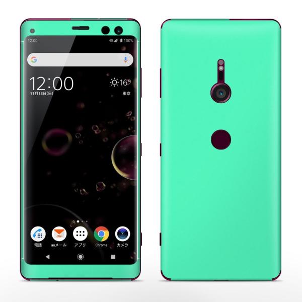 igsticker Xperia XZ3 SO-01L SOV39 801SO �e�Ή� docomo au softbank �G�N�X�y���A �S�ʃX�L���V�[�� �t�� �΁@�P�F�@�V���v�� 012243