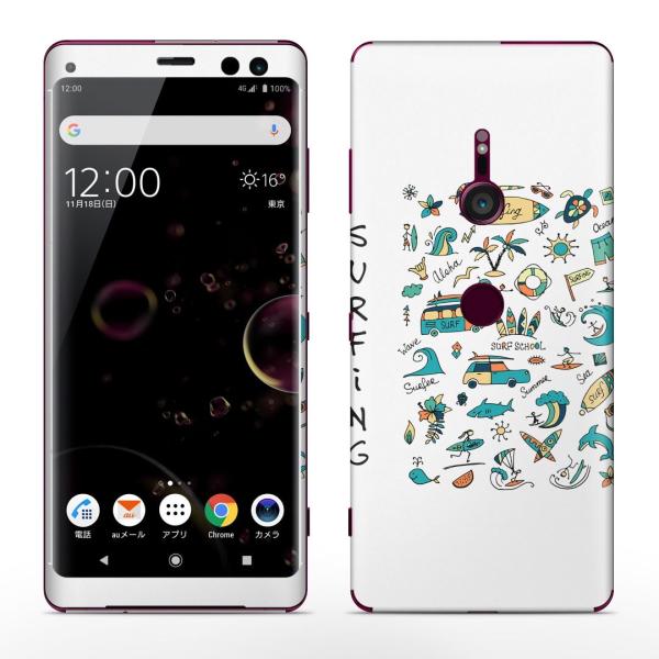 igsticker Xperia XZ3 SO-01L SOV39 801SO �e�Ή� docomo au softbank �G�N�X�y���A �S�ʃX�L���V�[�� �t�� �T�[�t�B���@�C�@�C���J 014306
