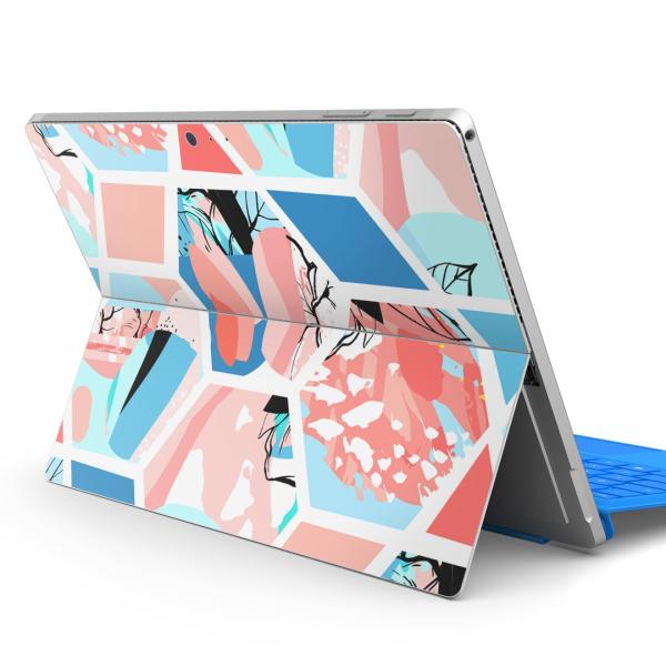 Surface pro7 (2019) pro6 pro2017 pro4��p�X�L���V�[�� Microsoft �T�[�t�F�X  �͗l�@���j�[�N�@�J���t�� 014256