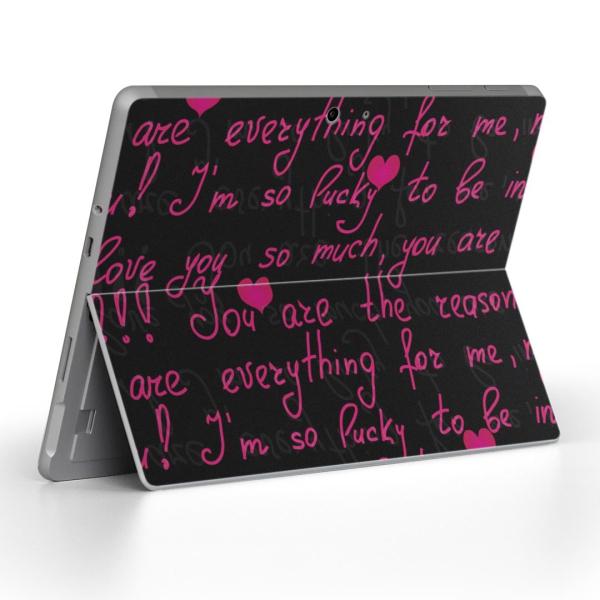 Surface Go ��p�X�L���V�[�� Microsoft �T�[�t�F�X �T�[�t�B�X �m�[�g�p�\�R�� �J�o�[ �t�B���� �X�e�b�J�[  �p��@�����@�s���N 002597