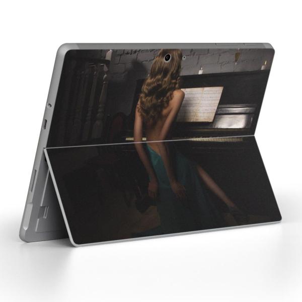 Surface Go ��p�X�L���V�[�� Microsoft �T�[�t�F�X �T�[�t�B�X �m�[�g�p�\�R�� �J�o�[ �t�B���� �X�e�b�J�[  �l���@�ʐ^�@�s�A�m 003626