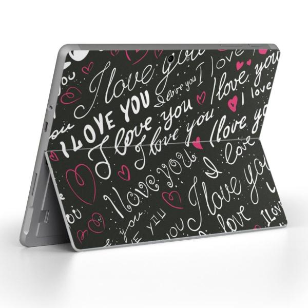 Surface Go ��p�X�L���V�[�� Microsoft �T�[�t�F�X �T�[�t�B�X �m�[�g�p�\�R�� �J�o�[ �t�B���� �X�e�b�J�[  �p��@�����@�n�[�g 006521