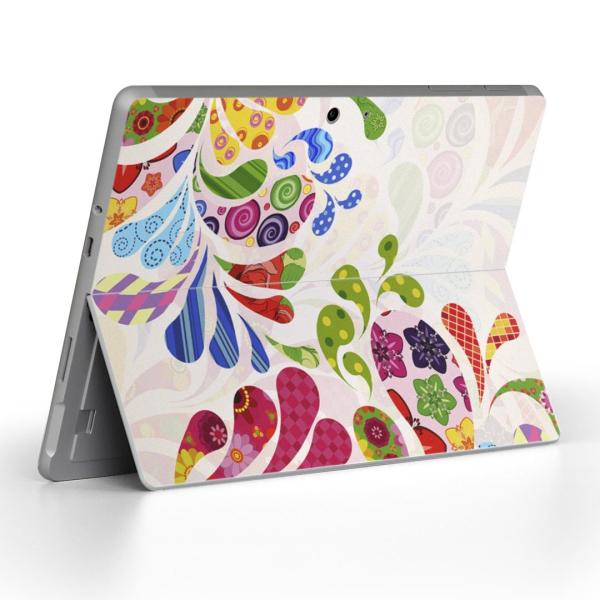 Surface Go ��p�X�L���V�[�� Microsoft �T�[�t�F�X �T�[�t�B�X �m�[�g�p�\�R�� �J�o�[ �t�B���� �X�e�b�J�[  �ԁ@�t�����[�@�J���t���@�͗l 007726