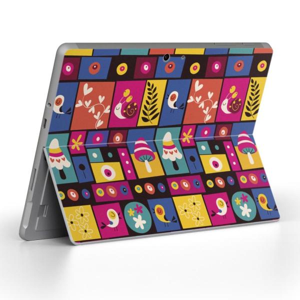 Surface Go ��p�X�L���V�[�� Microsoft �T�[�t�F�X �T�[�t�B�X �m�[�g�p�\�R�� �J�o�[ �t�B���� �X�e�b�J�[  �n�[�g�@�J���t���@���@�͗l 008088