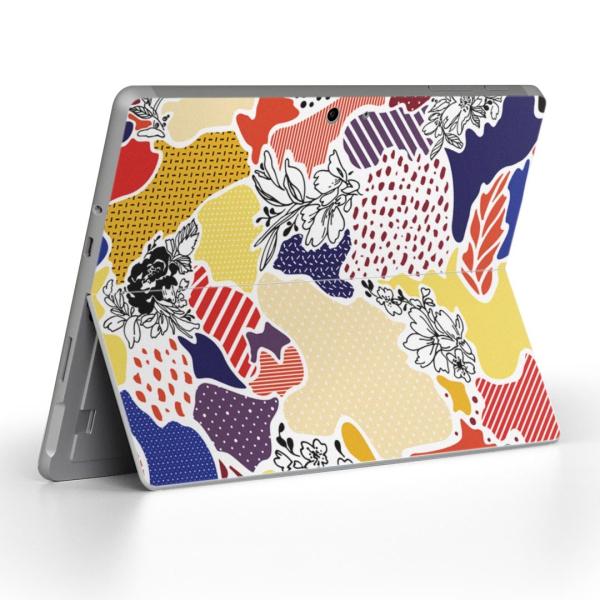 Surface Go ��p�X�L���V�[�� Microsoft �T�[�t�F�X �T�[�t�B�X �m�[�g�p�\�R�� �J�o�[ �t�B���� �X�e�b�J�[  �ԁ@���j�[�N�@�J���t�� 014508