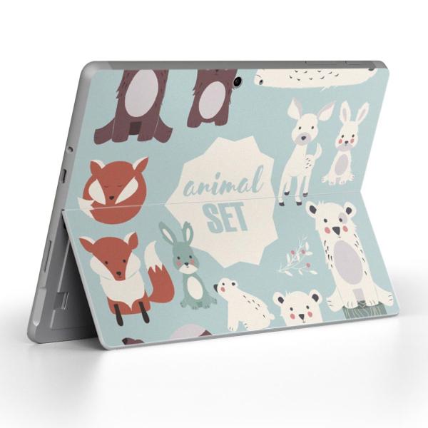 Surface Go ��p�X�L���V�[�� Microsoft �T�[�t�F�X �T�[�t�B�X �m�[�g�p�\�R�� �J�o�[ �t�B���� �X�e�b�J�[  �����@�A�j�}���@�L�����N�^�[ 014596