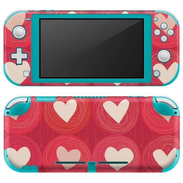 igsticker Nintendo Switch Lite ��p �f�U�C���X�L���V�[�� �S�� �C�V�� ��p �j���e���h�[ �X�C�b�` ���C�g  �n�[�g�@�C���X�g�@�� 000187