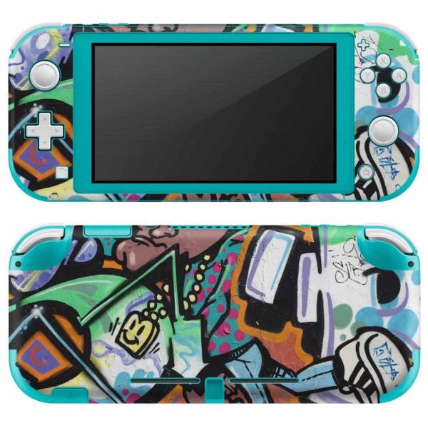 igsticker Nintendo Switch Lite ��p �f�U�C���X�L���V�[�� �S�� �C�V�� ��p �j���e���h�[ �X�C�b�` ���C�g  �O���t�B�e�B�@������ 001040