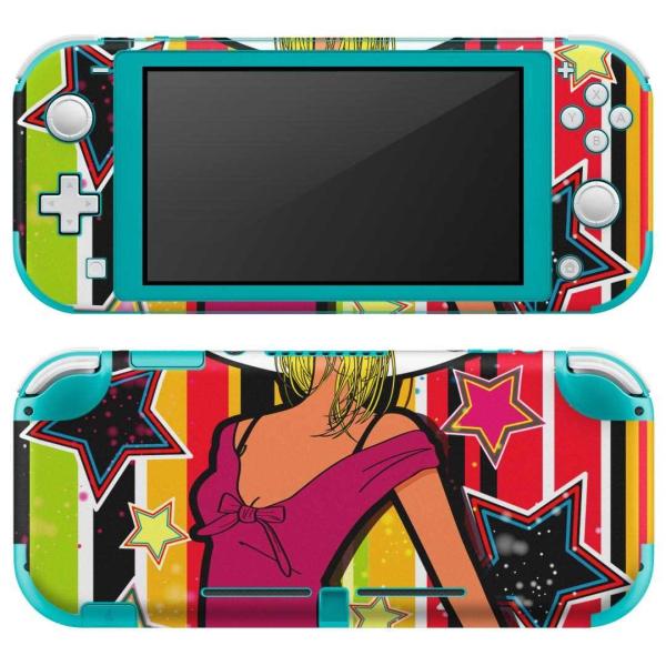 igsticker Nintendo Switch Lite ��p �f�U�C���X�L���V�[�� �S�� �C�V�� ��p �j���e���h�[ �X�C�b�` ���C�g  �l���@���@�J���t�� 003344
