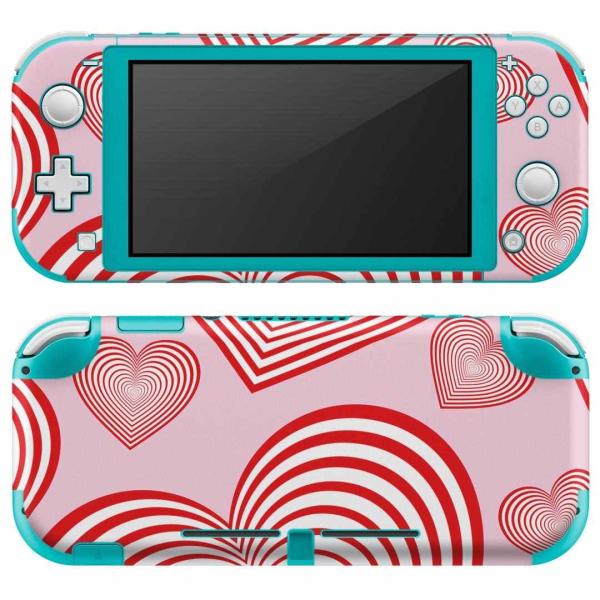igsticker Nintendo Switch Lite ��p �f�U�C���X�L���V�[�� �S�� �C�V�� ��p �j���e���h�[ �X�C�b�` ���C�g  �n�[�g�@�s���N�@�� 003933