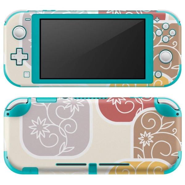 igsticker Nintendo Switch Lite ��p �f�U�C���X�L���V�[�� �S�� �C�V�� ��p �j���e���h�[ �X�C�b�` ���C�g  �ԁ@�͗l�@�t�����[ 004300