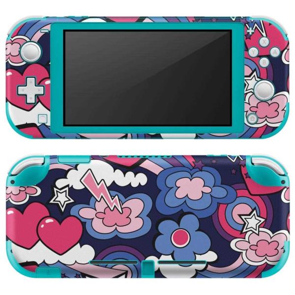 igsticker Nintendo Switch Lite ��p �f�U�C���X�L���V�[�� �S�� �C�V�� ��p �j���e���h�[ �X�C�b�` ���C�g  �n�[�g�@�ԁ@�|�b�v 004659