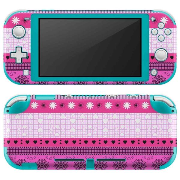igsticker Nintendo Switch Lite ��p �f�U�C���X�L���V�[�� �S�� �C�V�� ��p �j���e���h�[ �X�C�b�` ���C�g  �s���N�@�͗l 004873