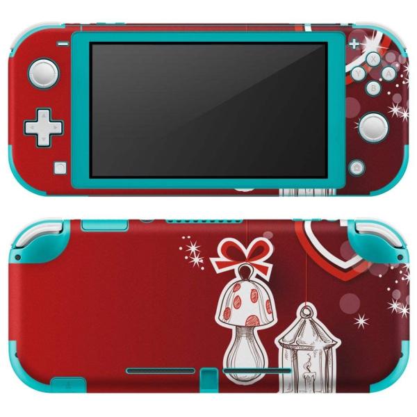 igsticker Nintendo Switch Lite ��p �f�U�C���X�L���V�[�� �S�� �C�V�� ��p �j���e���h�[ �X�C�b�` ���C�g  �ԁ@�n�[�g�@�����v 005217