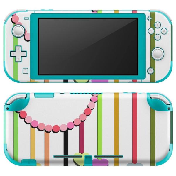 igsticker Nintendo Switch Lite ��p �f�U�C���X�L���V�[�� �S�� �C�V�� ��p �j���e���h�[ �X�C�b�` ���C�g  �n�[�g�@�J���t�� 005445