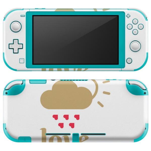 igsticker Nintendo Switch Lite ��p �f�U�C���X�L���V�[�� �S�� �C�V�� ��p �j���e���h�[ �X�C�b�` ���C�g  �n�[�g�@�p��@���� 007030