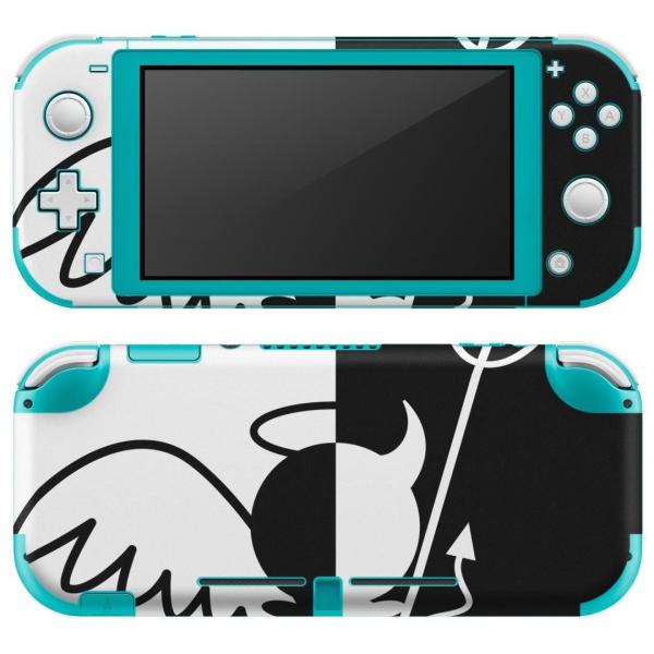 igsticker Nintendo Switch Lite ��p �f�U�C���X�L���V�[�� �S�� �C�V�� ��p �j���e���h�[ �X�C�b�` ���C�g  �����@�V�g�@�����@�u���b�N 007761