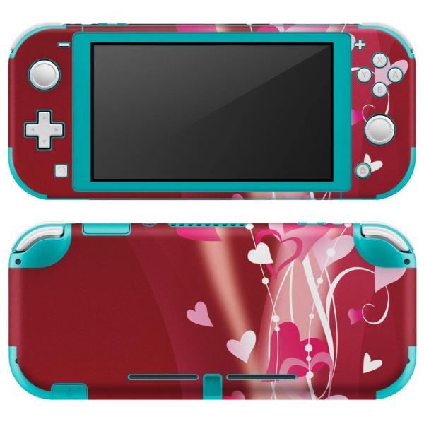 igsticker Nintendo Switch Lite ��p �f�U�C���X�L���V�[�� �S�� �C�V�� ��p �j���e���h�[ �X�C�b�` ���C�g  �ԁ@���b�h�@�n�[�g�@�s���N 007840