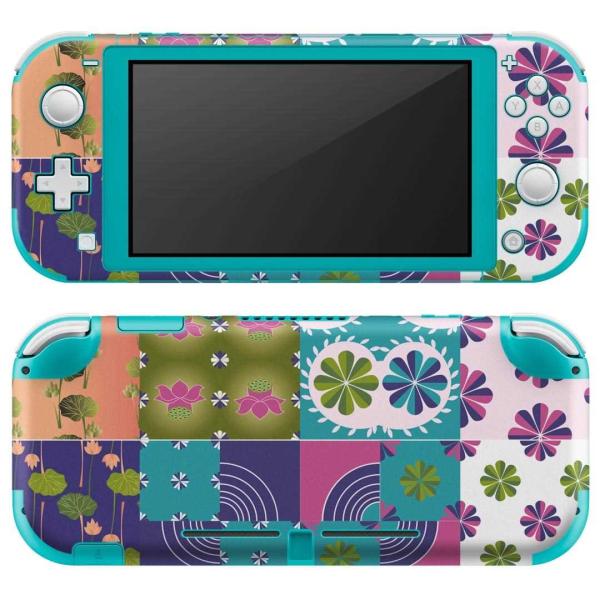 igsticker Nintendo Switch Lite ��p �f�U�C���X�L���V�[�� �S�� �C�V�� ��p �j���e���h�[ �X�C�b�` ���C�g  �ԁ@�t�����[�@�J���t���@�͗l 008264