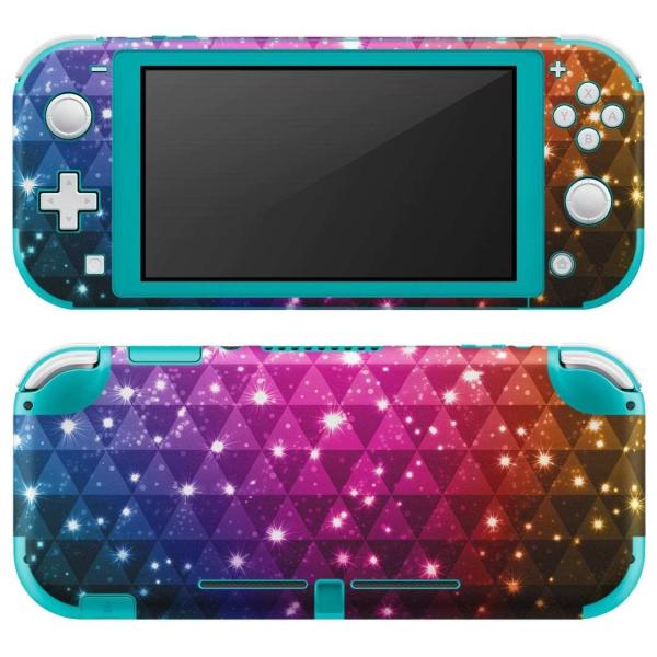 igsticker Nintendo Switch Lite ��p �f�U�C���X�L���V�[�� �S�� �C�V�� ��p �j���e���h�[ �X�C�b�` ���C�g  �J���t���@���C���{�[�@���炫��@�͗l 008344