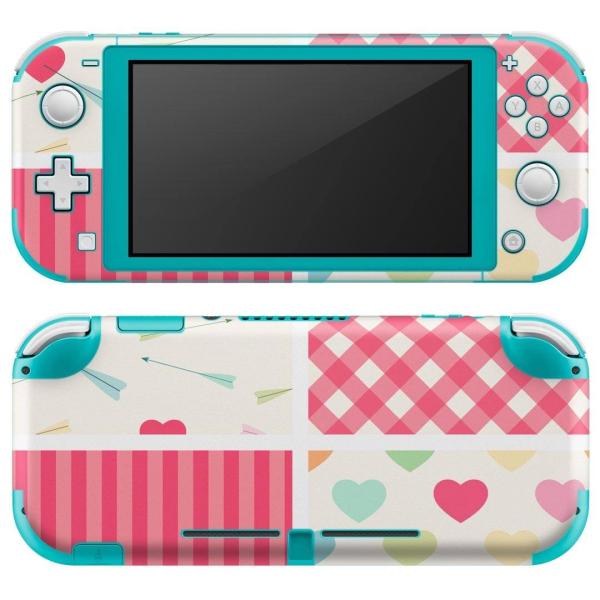 igsticker Nintendo Switch Lite ��p �f�U�C���X�L���V�[�� �S�� �C�V�� ��p �j���e���h�[ �X�C�b�` ���C�g  �n�[�g�@�p�X�e���@�J���t���@�͗l 008395