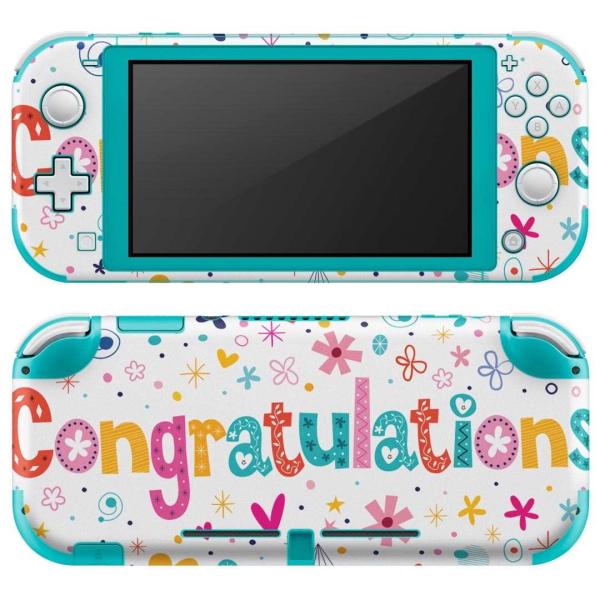 igsticker Nintendo Switch Lite ��p �f�U�C���X�L���V�[�� �S�� �C�V�� ��p �j���e���h�[ �X�C�b�` ���C�g  �ԁ@�t�����[�@�n�[�g�@���� 008481