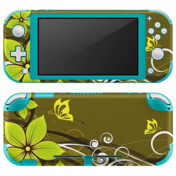 igsticker Nintendo Switch Lite ��p �f�U�C���X�L���V�[�� �S�� �C�V�� ��p �j���e���h�[ �X�C�b�` ���C�g  �O���[���@�ԁ@�t�����[�@�� 008946