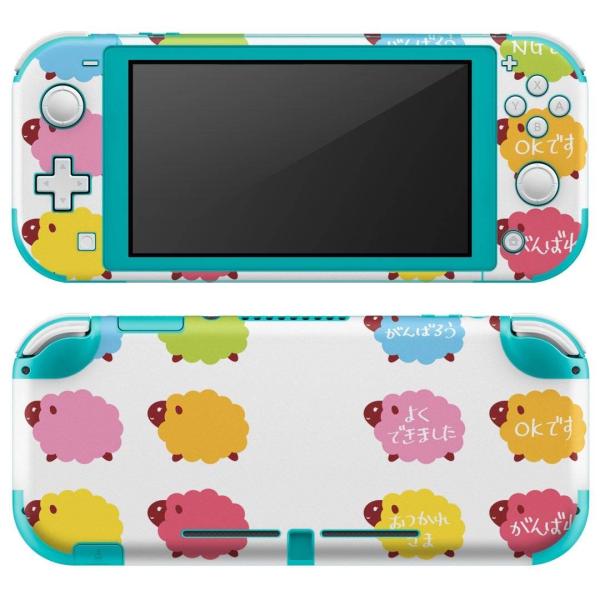 igsticker Nintendo Switch Lite ��p �f�U�C���X�L���V�[�� �S�� �C�V�� ��p �j���e���h�[ �X�C�b�` ���C�g  �J���t���@�����@�Ђ� 009679