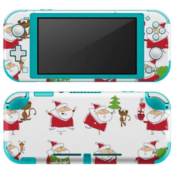 igsticker Nintendo Switch Lite ��p �f�U�C���X�L���V�[�� �S�� �C�V�� ��p �j���e���h�[ �X�C�b�` ���C�g  �N���X�}�X�@�T���^�@�L�����N�^�[ 009955