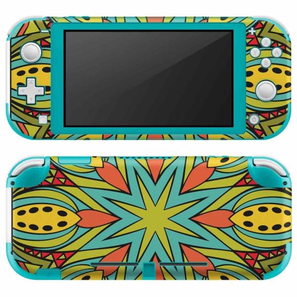 igsticker Nintendo Switch Lite ��p �f�U�C���X�L���V�[�� �S�� �C�V�� ��p �j���e���h�[ �X�C�b�` ���C�g  �A�W�A���@�͗l�@�� 010138
